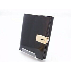Gucci Double sided wallet enamel calfskinDouble snap closure
